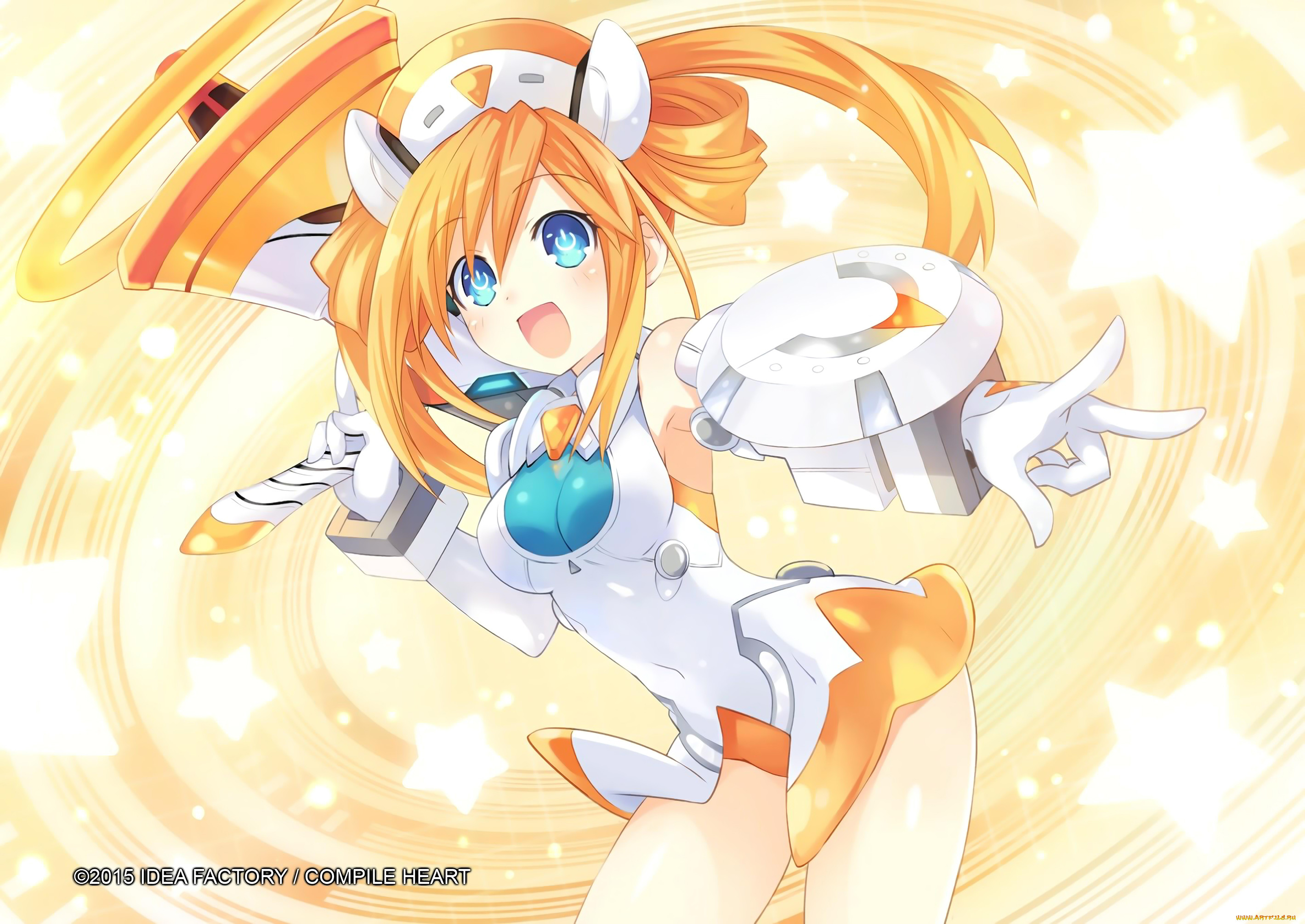 , hyperdimension neptunia, , tsunako, orange, heart, hyperdimension, neptunia, , 